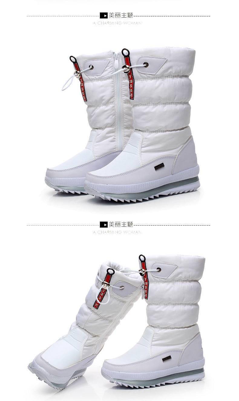 Women Snow Boots Winter Female Boots Thick Plush Waterproof non-slip Thigh High Boots Fashion Warm Fur Woman Winter Shoes 2021 Women Snow Boots Winter Female Boots Thick Plush Waterproof non-slip Thigh High Boots Fashion Warm Fur Woman Winter Shoes 2021