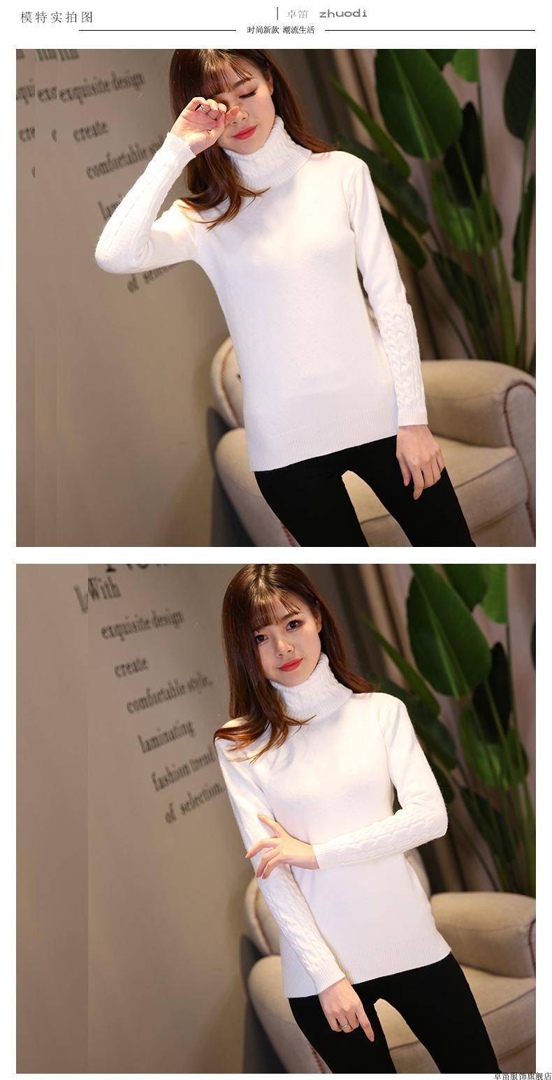 Women Sweater Turtleneck Pullovers Autumn Winter Sweaters New 2021 long sleeve Thick Warm Female Sweater Khaki Women Sweater Turtleneck Pullovers Autumn Winter Sweaters New 2021 long sleeve Thick Warm Female Sweater Khaki