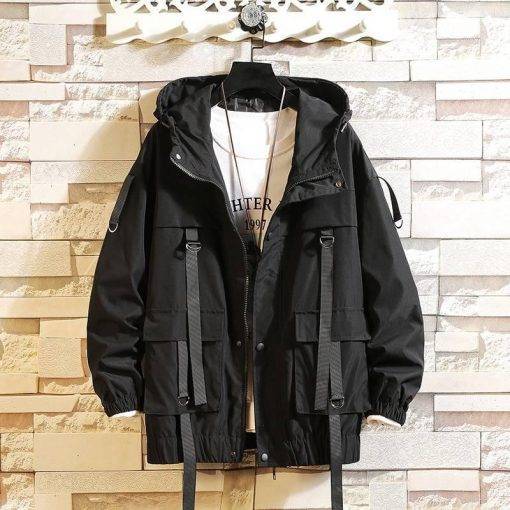 Women’s Hooded Jackets 2021 Spring Causal Windbreaker Women Jackets Coats Zipper Ribbons Sportswear Jackets Bomber Famale Coats & Jackets Women's Fashion