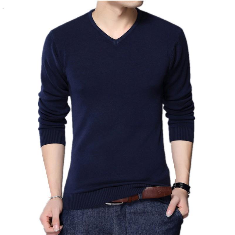 Autumn Casual Winter Men V-neck Fashion Sweater Men's Fashion