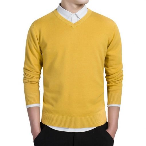 Autumn Fashion Casual Men Sweaters Pullover Slim Fit Sweaters Men's Fashion