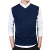 Autumn Fashion Casual Vest Slim Fit Cotton Solid Men Sweaters Pullover Men's Fashion 