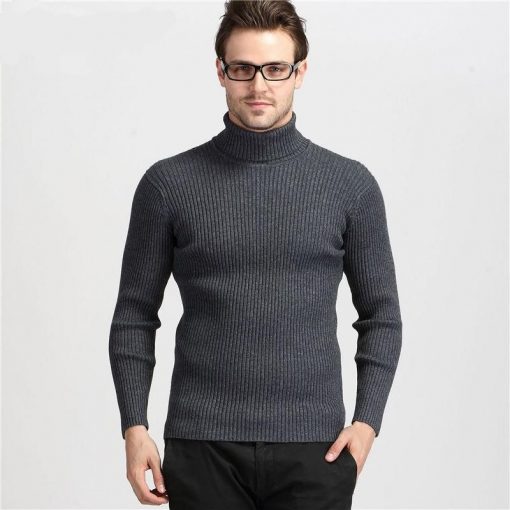 COODRONY Winter Thick Warm Cashmere Sweater Men's Fashion