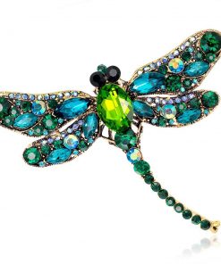 Fashion Dragonfly Brooch with Rhinestone Women's Fashion 