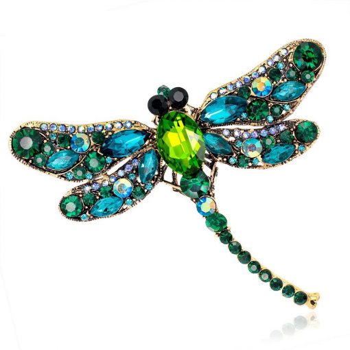 Fashion Dragonfly Brooch with Rhinestone Women's Fashion