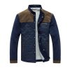 Men Casual Outwear Jacket Patchwork Coat Sale 