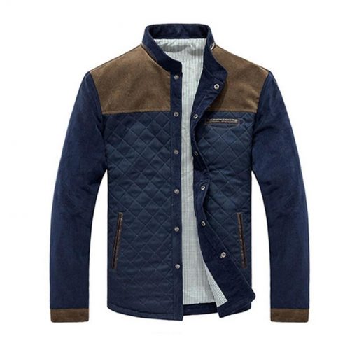 Men Casual Outwear Jacket Patchwork Coat Sale