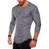 Men Fashion Spring Thin Pullover Men Homme Leisure Solid Color Sweater Men's Fashion 