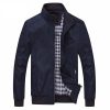 Men Spring Autumn Outerwear Mandarin Collar Clothing Men's Fashion 