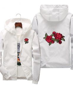 Men Women Jacket Windbreaker Rose Rackets Sale 