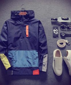 Men’s Jackets Waterproof Spring Hooded Coats Men Outerwear Men's Fashion 