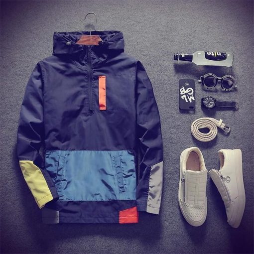Men’s Jackets Waterproof Spring Hooded Coats Men Outerwear Men's Fashion