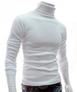 New Autumn Mens Sweaters Casual Male Turtleneck Men's Fashion 