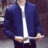 Spring Autumn Casual Solid Fashion Slim Bomber Jacket Men Men's Fashion