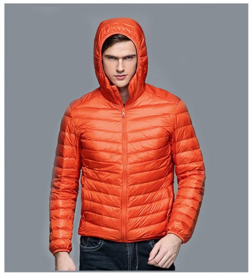 Men Autumn Winter Ultralight Male Jacket