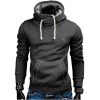 New Spring Autumn Hoodies Men Fashion Brand Pullover Solid Color